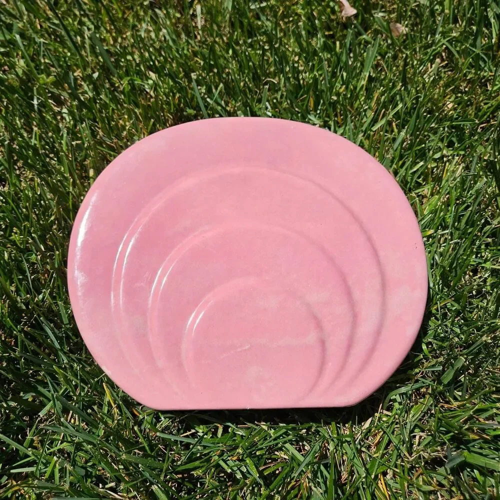 vintage art deco boho maximalism pink vase